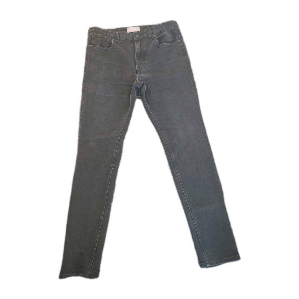 Everlane The Curvy High-Rise Skinny Jeans Womens 34x34‎  Black Denim